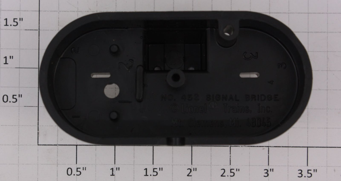 Lionel 12894-5 Black Bridge Signal Base