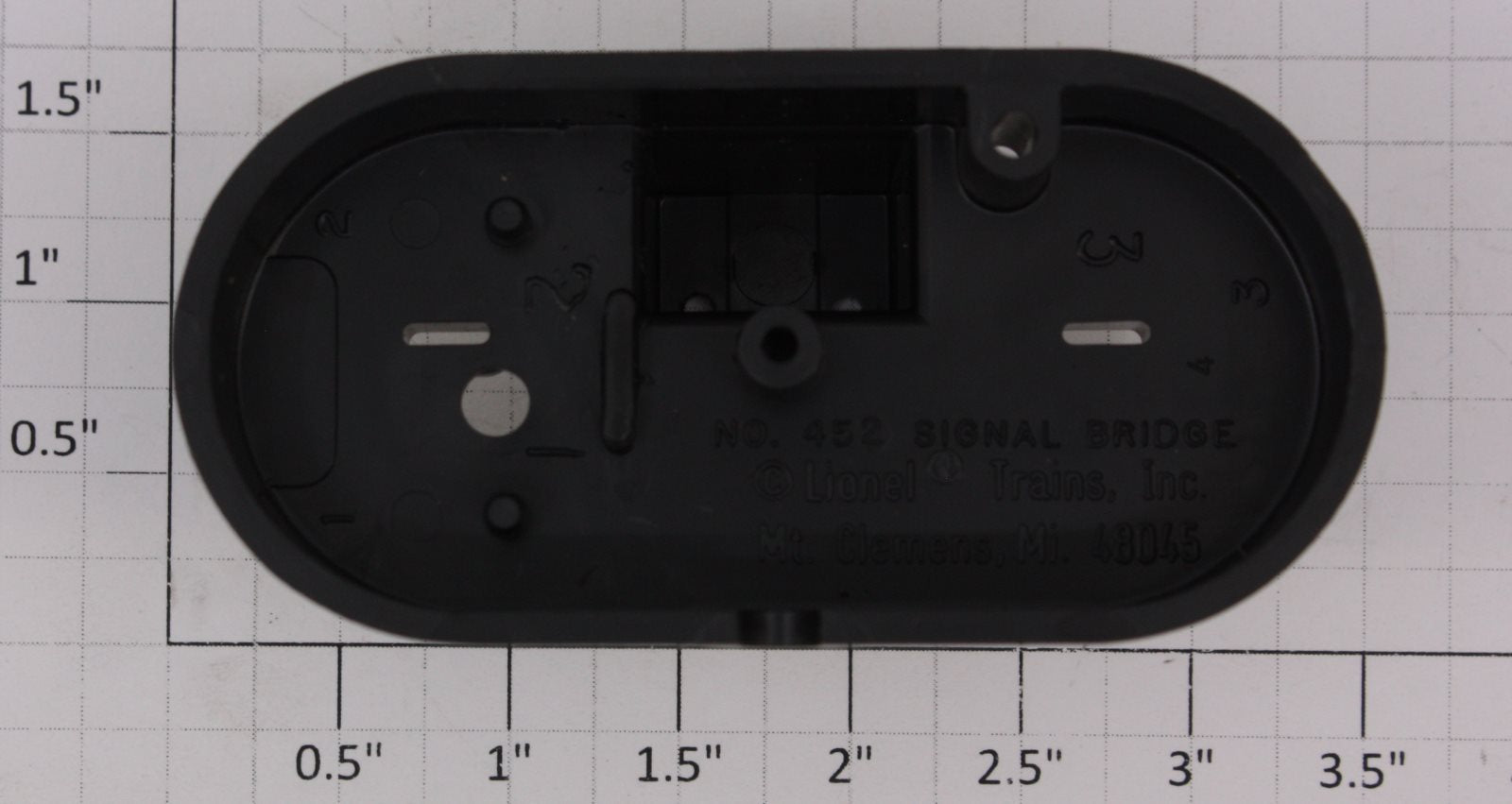Lionel 12894-5 Black Bridge Signal Base