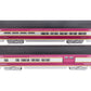 Williams 43010 O Atlantic Coast Line 60' Aluminum Streamliners Combine & Diner