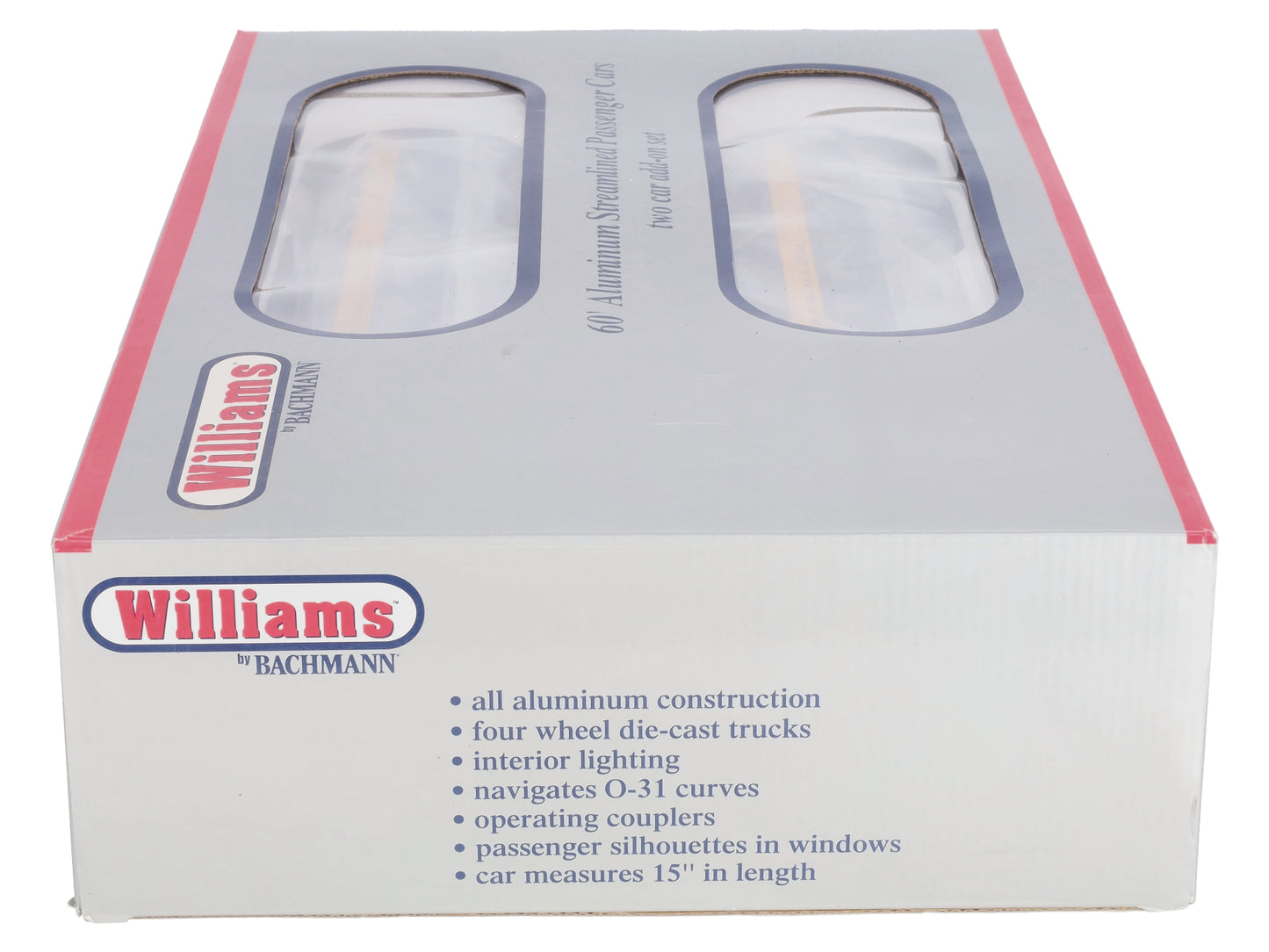 Williams 43011 C&O 60 Ft. Streamline Passenger 2-Pack
