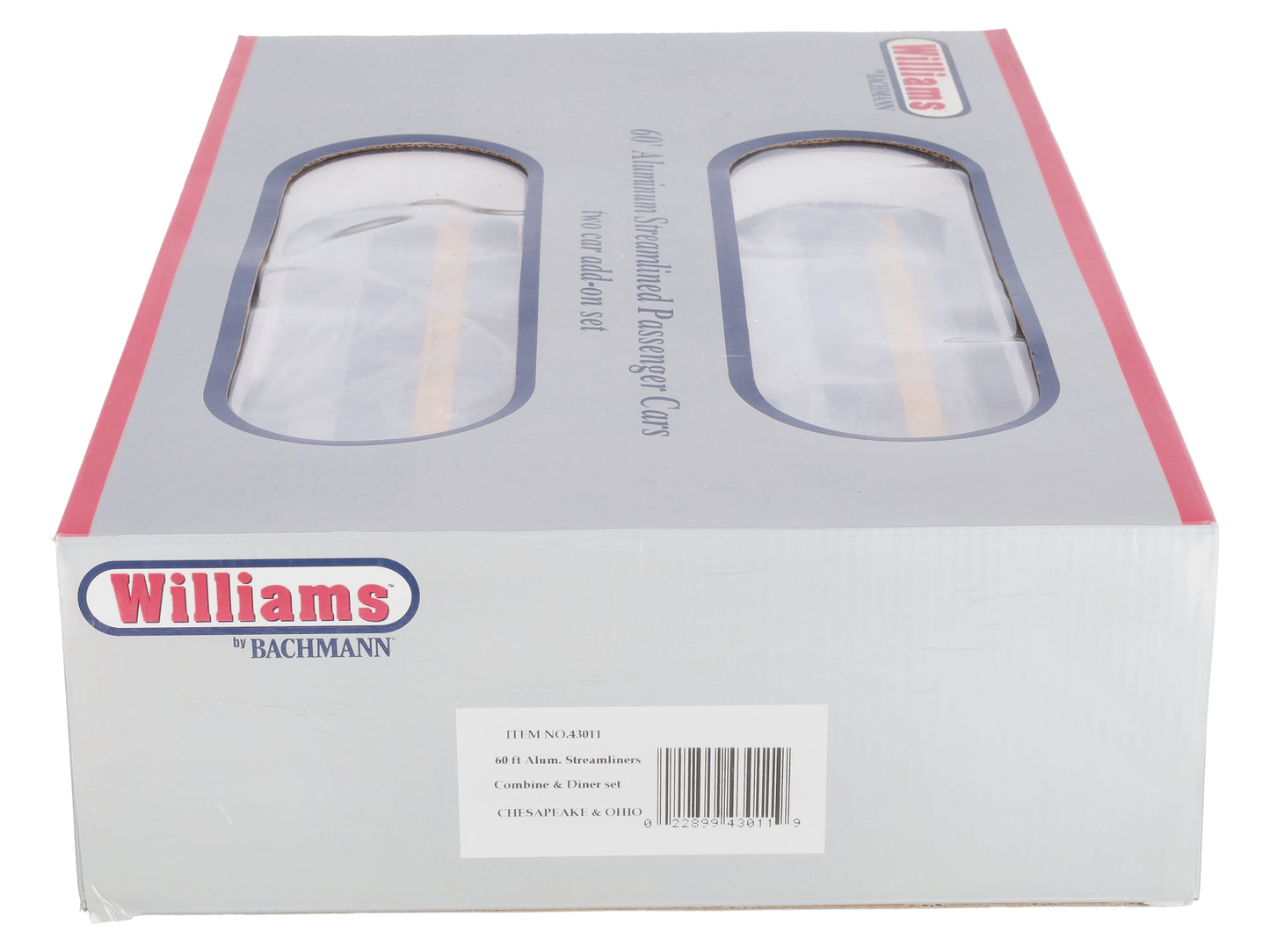 Williams 43011 C&O 60 Ft. Streamline Passenger 2-Pack