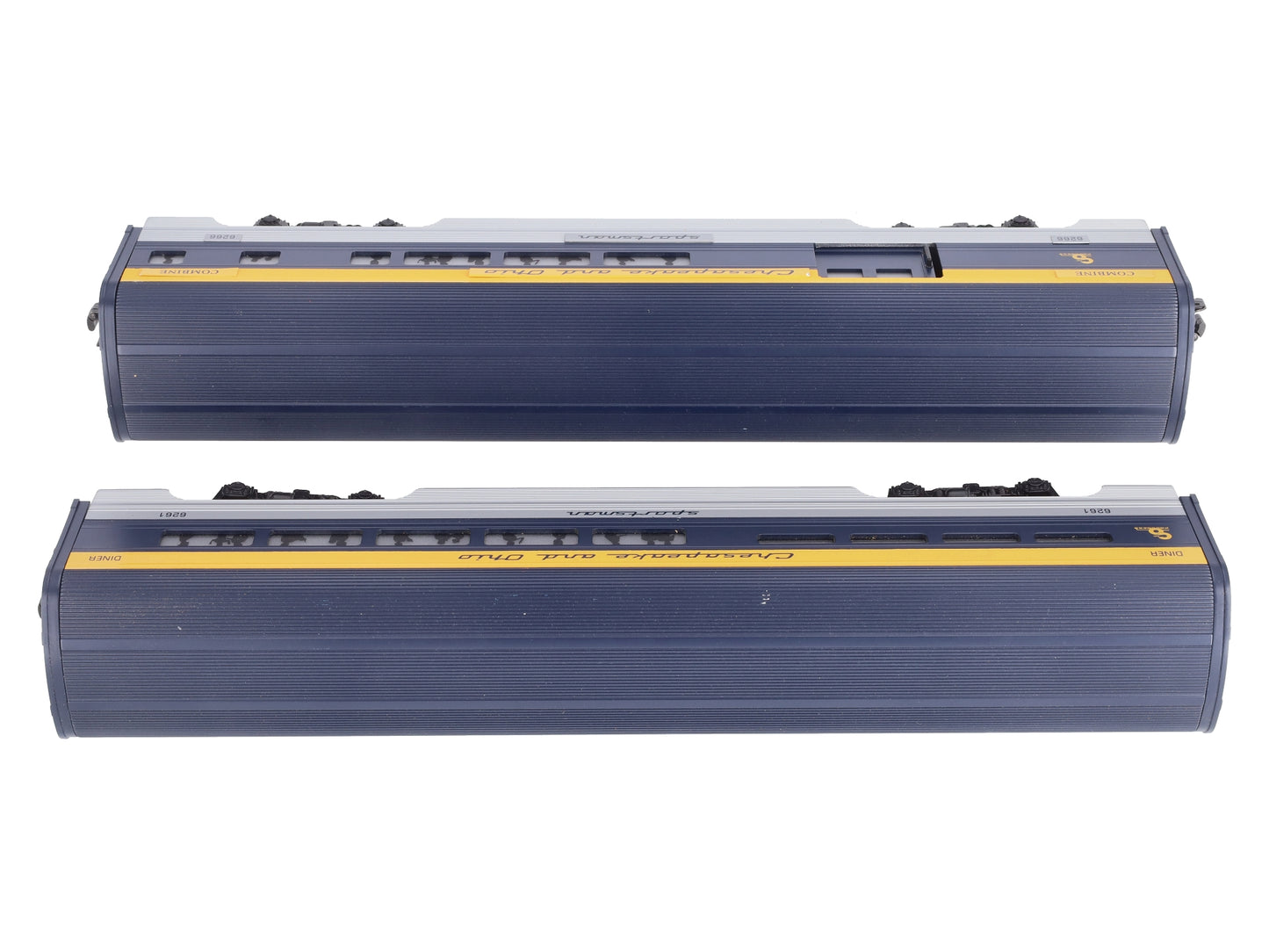Williams 43011 C&O 60 Ft. Streamline Passenger 2-Pack