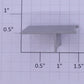 K-Line K4400-23-05 Passenger Car Gray "T" Shaped Tall Wall Partition