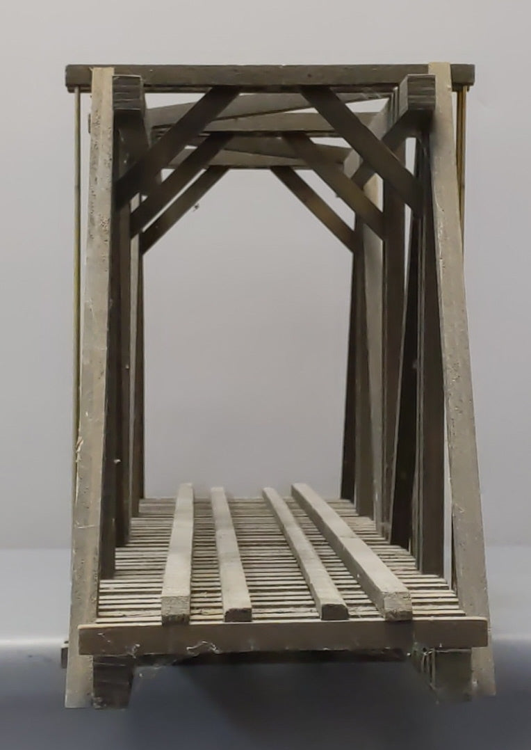 G Scale 38" Wooden Truss Bridge EX