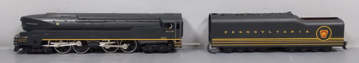 MTH 20-3043-1 O PRR 4-4-4-4 T-1 Duplex Steam Locomotive & Tender w/PS1 #6110 EX/Box