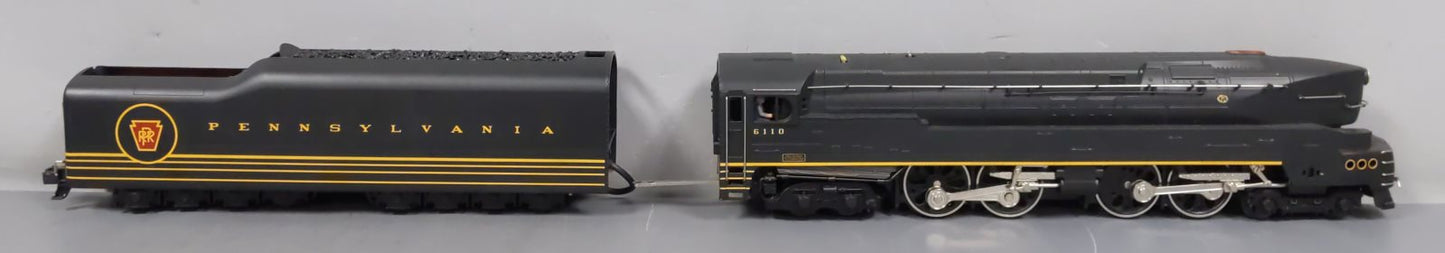 MTH 20-3043-1 O PRR 4-4-4-4 T-1 Duplex Steam Locomotive & Tender w/PS1 #6110 EX/Box