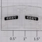 Lionel 18229-17 SD-40 #7333 Headlight Number Board and Lens Insert