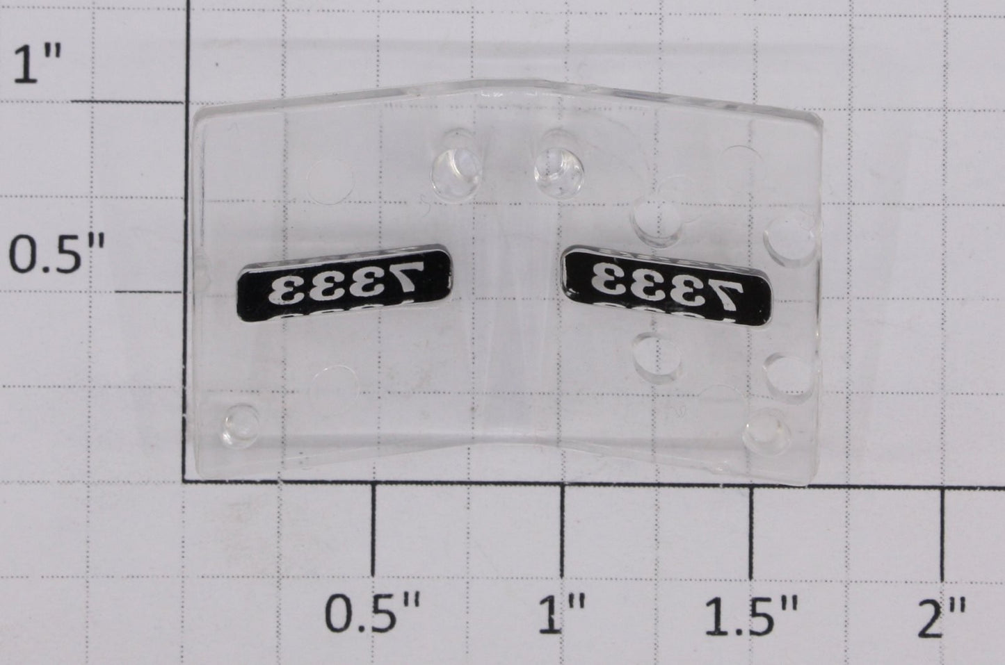 Lionel 18229-17 SD-40 #7333 Headlight Number Board and Lens Insert