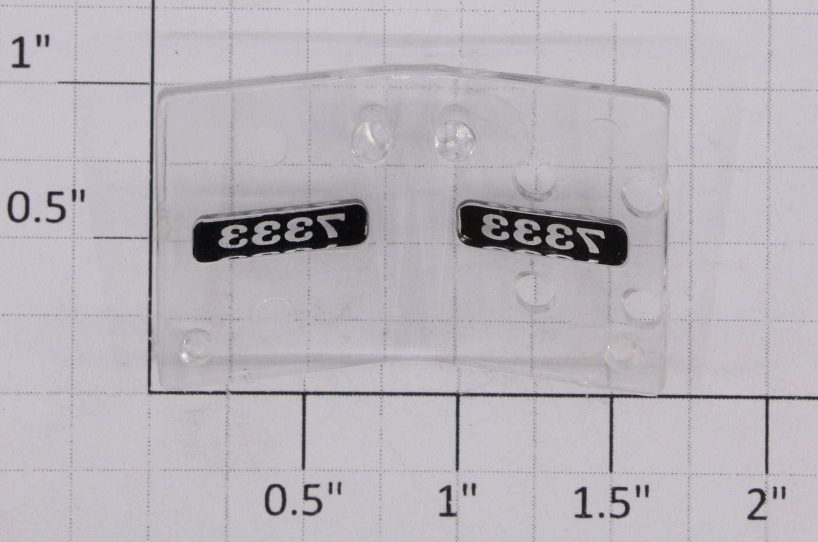 Lionel 18229-17 SD-40 #7333 Headlight Number Board and Lens Insert