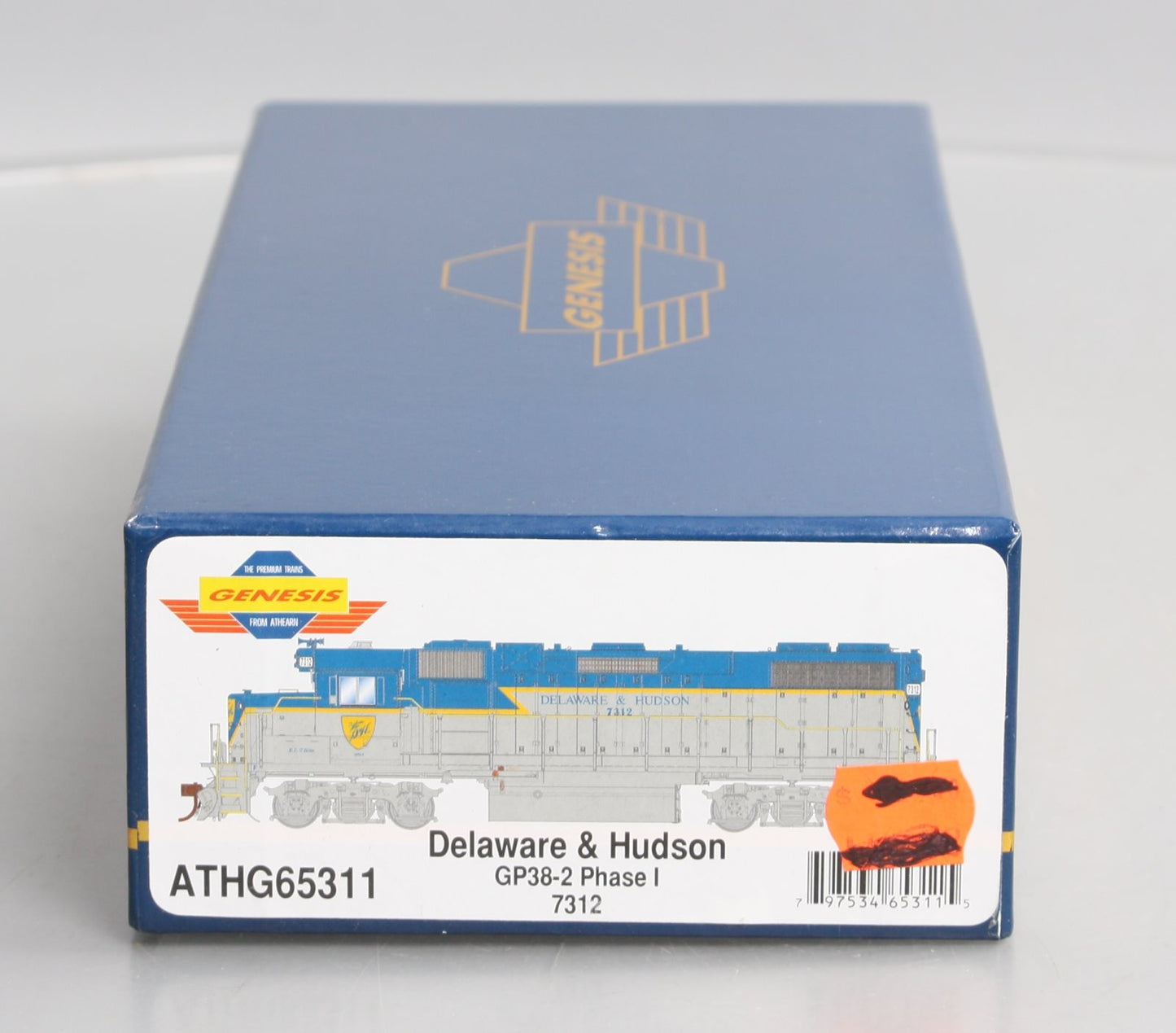 Athearn G65311 HO Delaware & Hudson GP38-2 Phase 1a Diesel Locomotive #7312