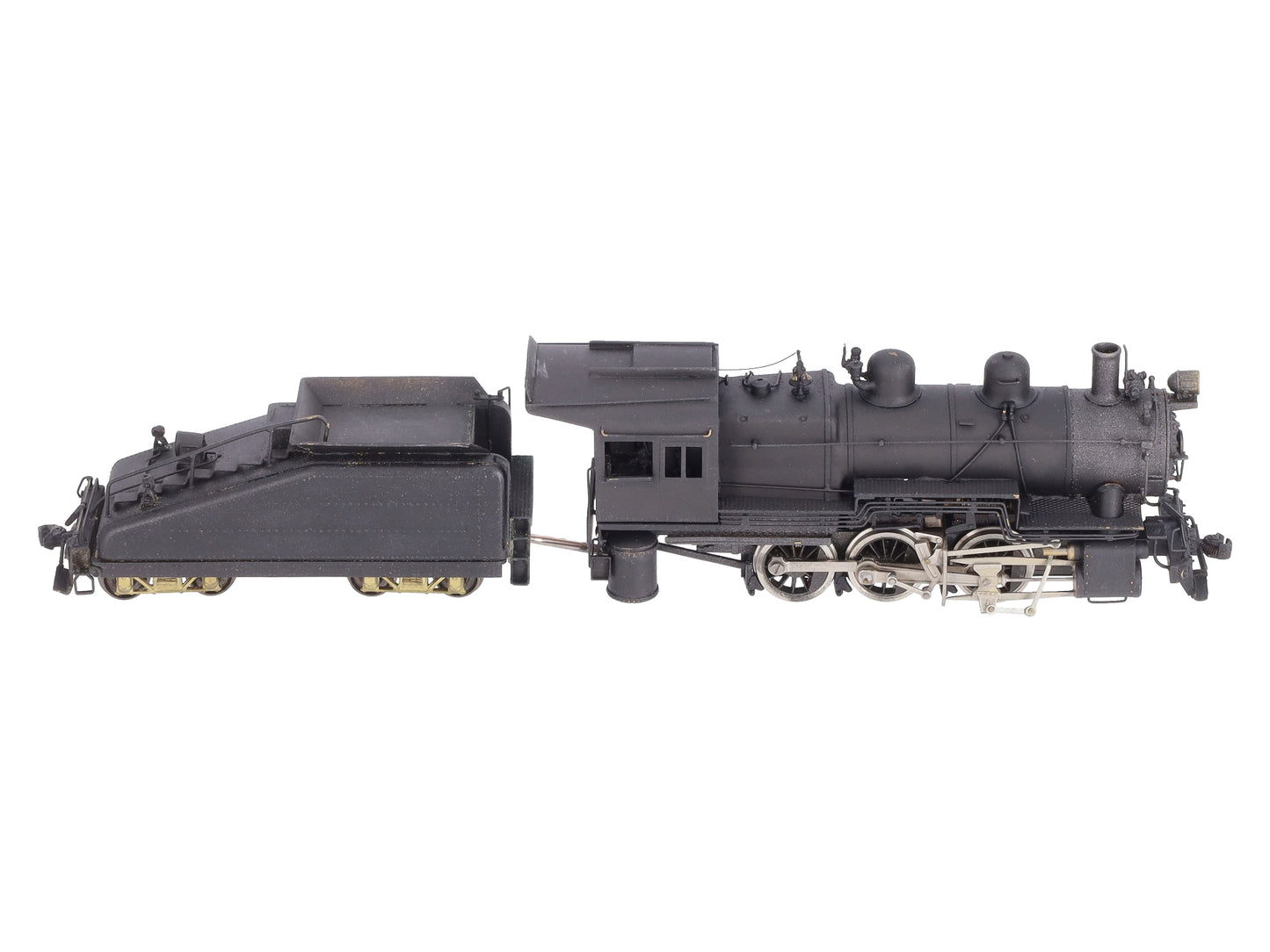 Red Ball HO BRASS PRR B-6 0-6-0 Steam Locomotive & Slopeback Tender EX