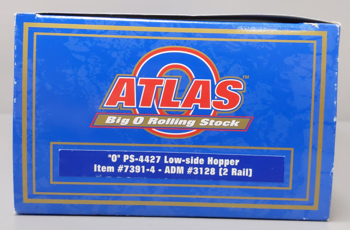 Atlas 7391-4 O Scale ADM PS-4427 Low Side Hopper #3128 [2-Rail] LN/Box