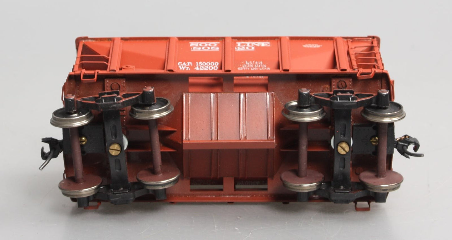 Max Gray 515 BRASS O Scale Soo Line Ore Car #80820 2-Rail (Custom Painted) EX