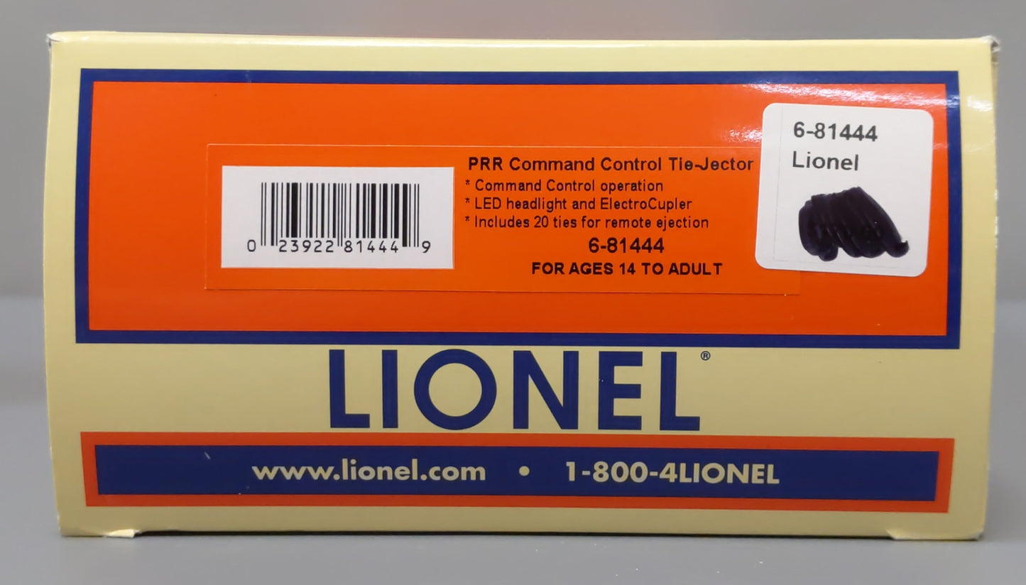 Lionel 6-81444 O PRR Command Tie-Jector