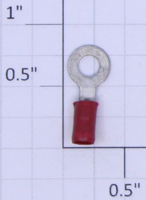 Gardner Bender 20-102 #8 Red #22-18 Gauge Vinyl Insulated Ring Terminal