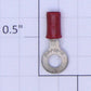 Gardner Bender 20-102 #8 Red #22-18 Gauge Vinyl Insulated Ring Terminal