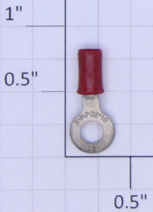 Gardner Bender 20-102 #8 Red #22-18 Gauge Vinyl Insulated Ring Terminal