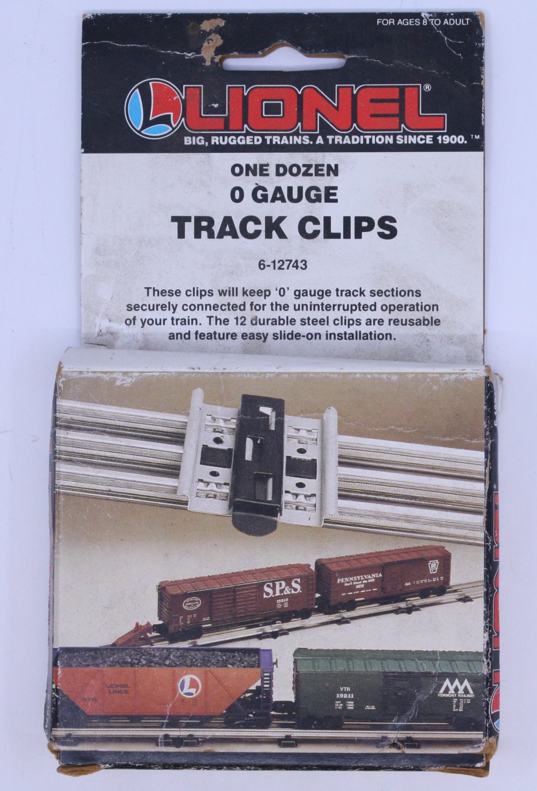 Lionel 6-12743 O Gauge Track Clips in Seperate Sale Box (Box of 12)
