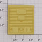 Lionel 29235-14 NYC Multi-Panel Yellow Boxcar Door