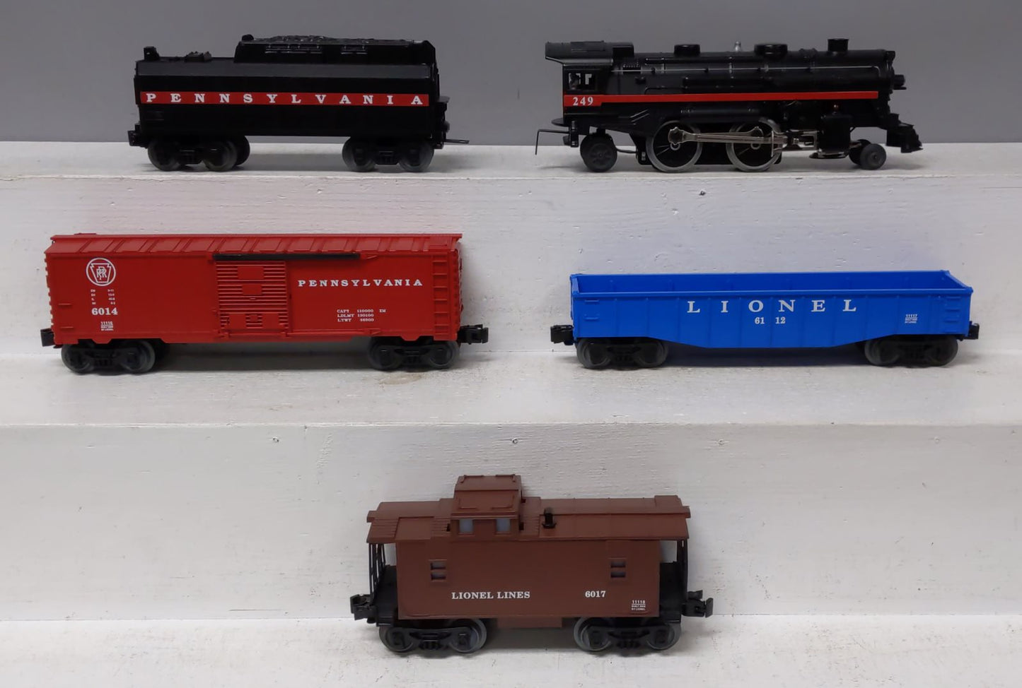 Lionel 7-11087 O Gauge Pennsylvania 50th Anniversary Steam Freight Set EX/Box