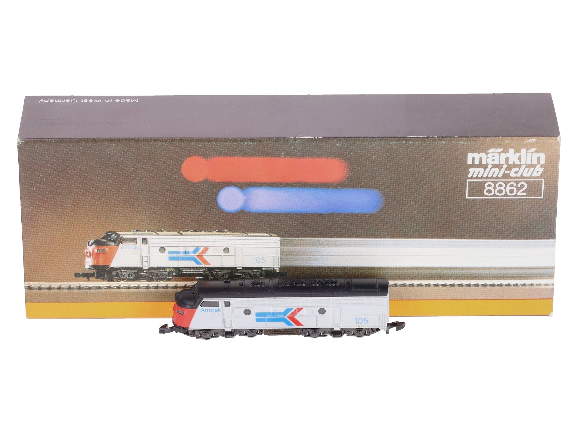 Marklin 8862 Z Scale Amtrak EMD F7 A Diesel Locomotive #105 LN/Box