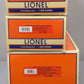 Lionel 6-21866 O Gauge Santa Fe Husky Stack Cars w/Containers #254221/#254222