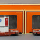 Lionel 6-21866 O Gauge Santa Fe Husky Stack Cars w/Containers #254221/#254222