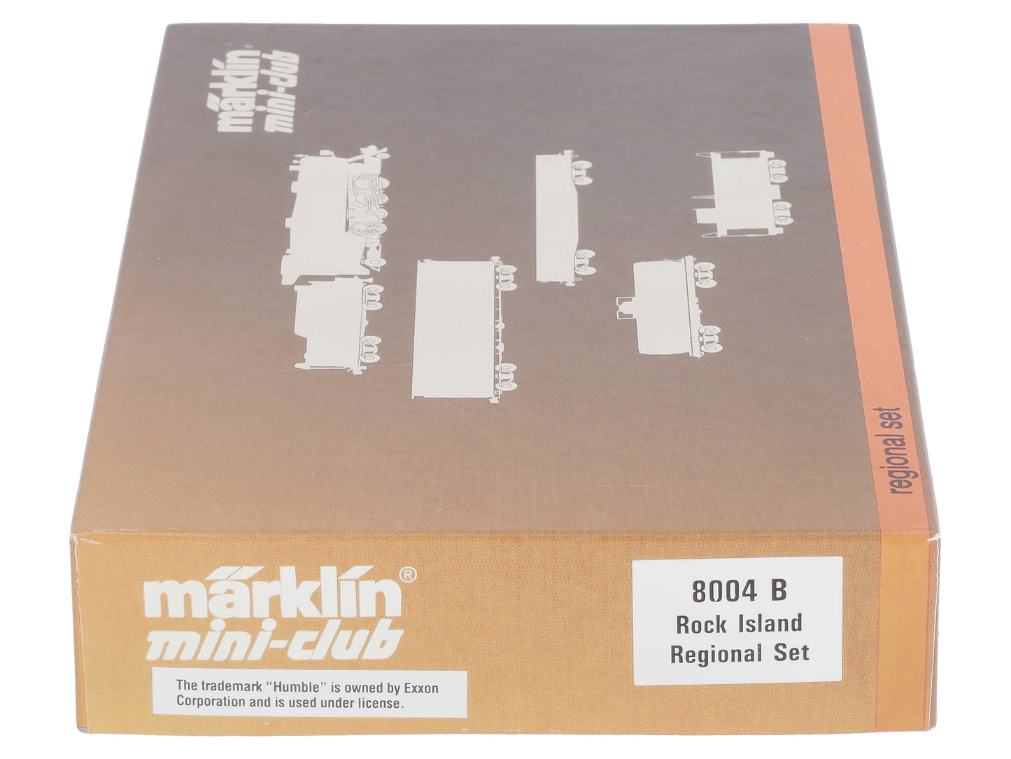Marklin 8004B Rock Island Z Gauge Steam Freight Train Set LN/Box