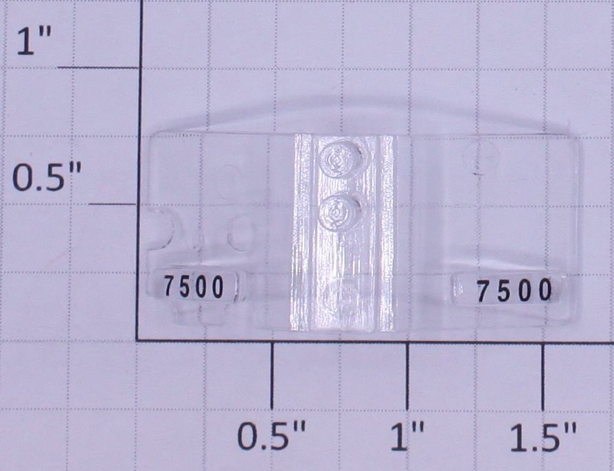 Lionel 18214-67 #7500 CSX Dash-8 Headlight Number Board and Lens Insert
