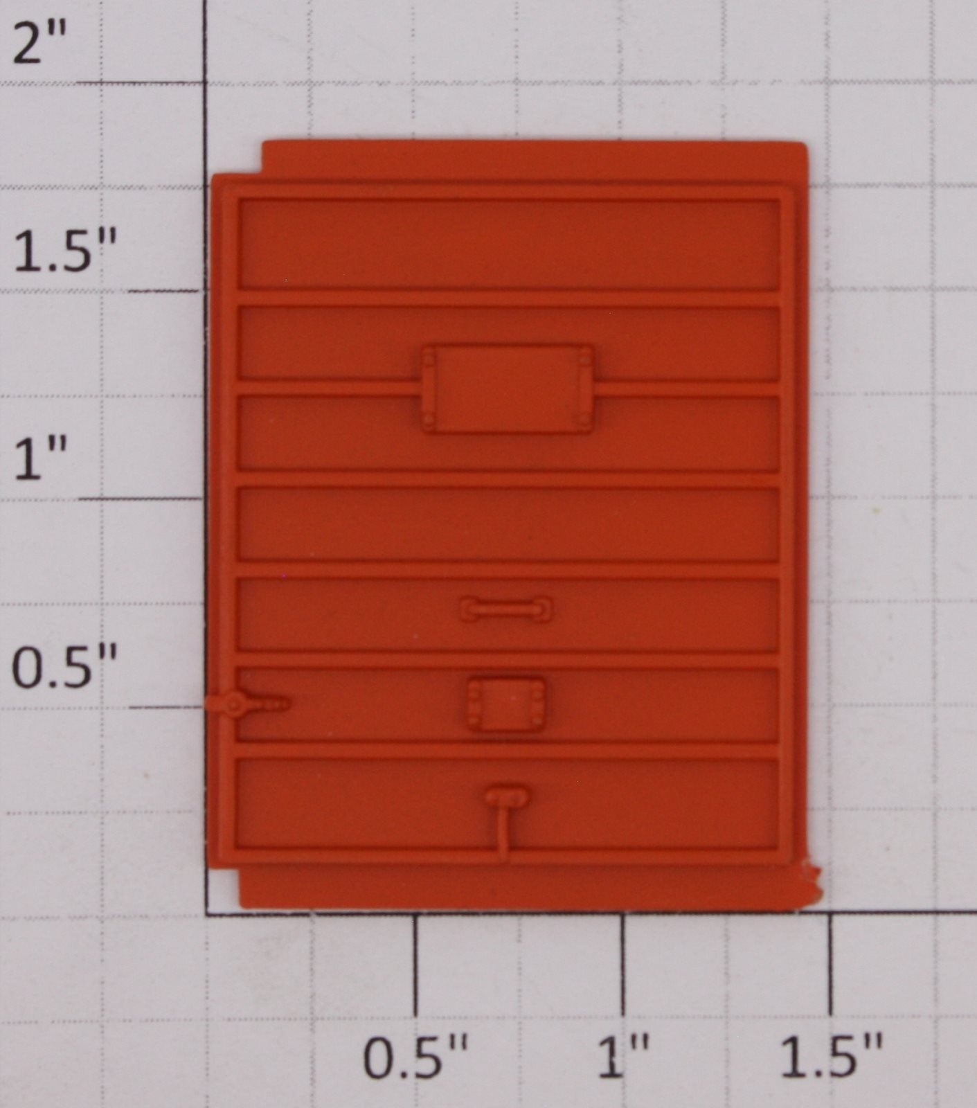 Lionel 19205-12 Right Hand Orange 2 Panel Boxcar Door