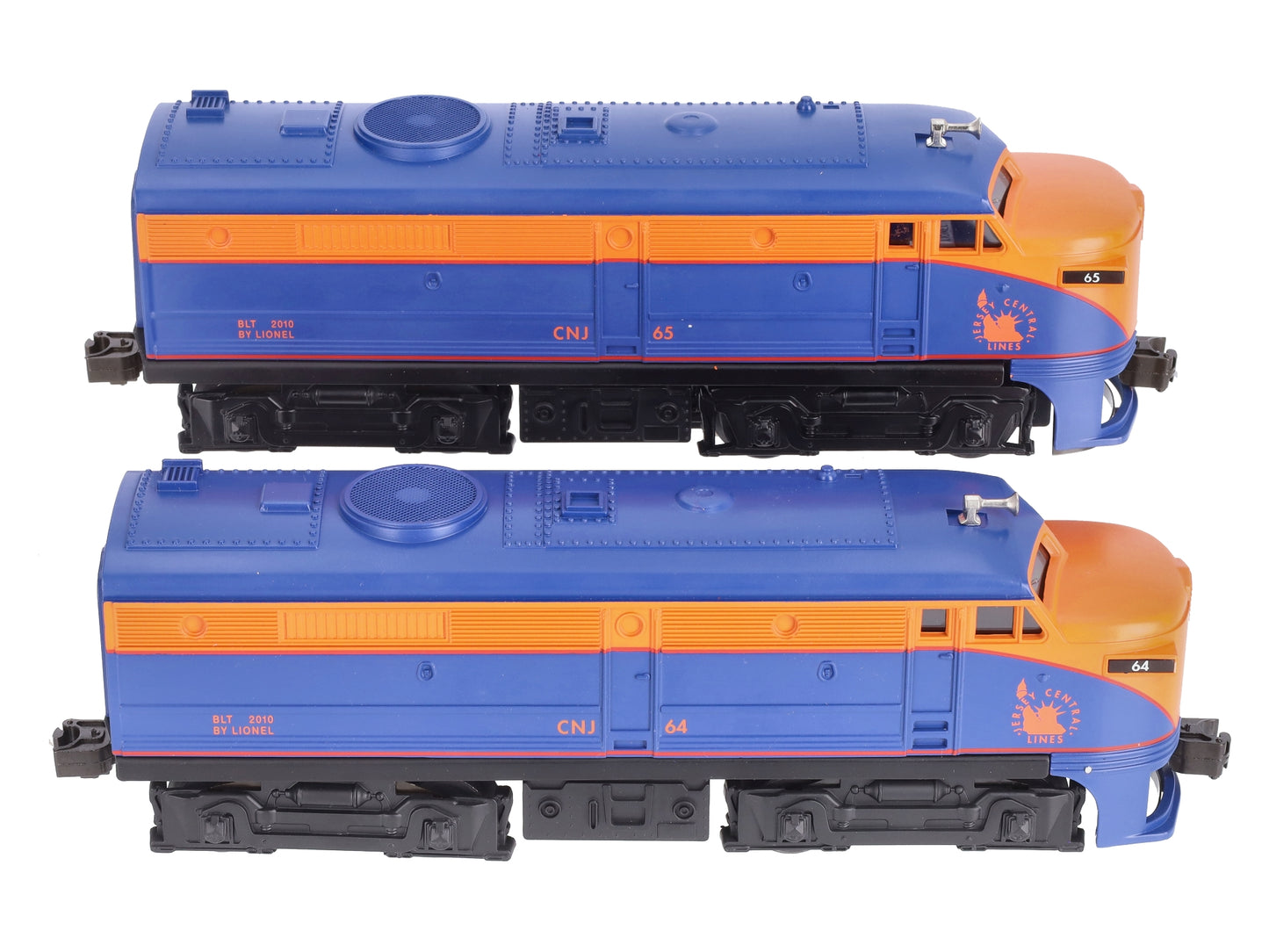 Lionel 6-38221 Jersey Central Conv. Alco FA AA Diesel Locomotive Set #65/64