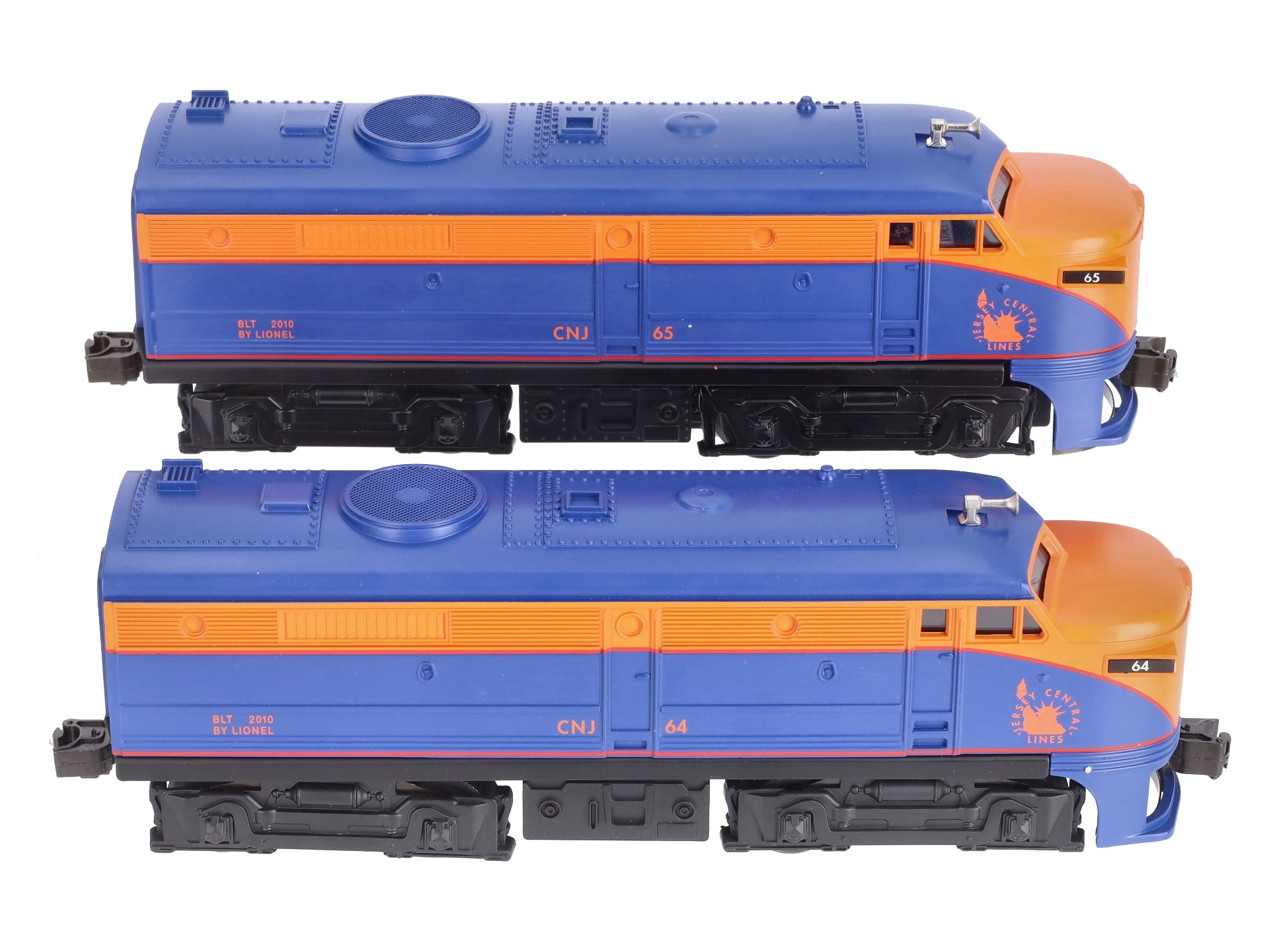 Lionel 6-38221 Jersey Central Conv. Alco FA AA Diesel Locomotive Set #65/64
