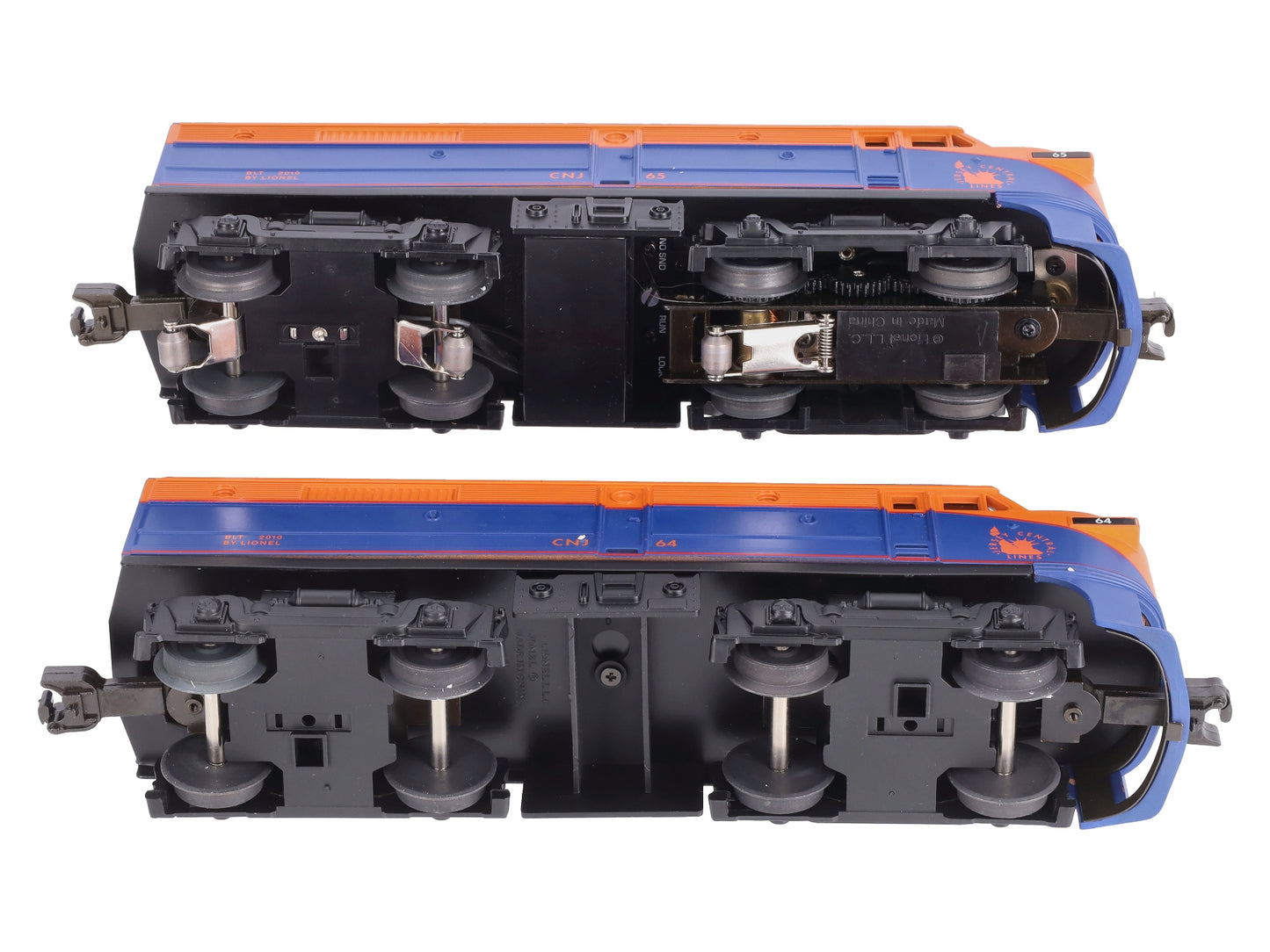 Lionel 6-38221 Jersey Central Conv. Alco FA AA Diesel Locomotive Set #65/64