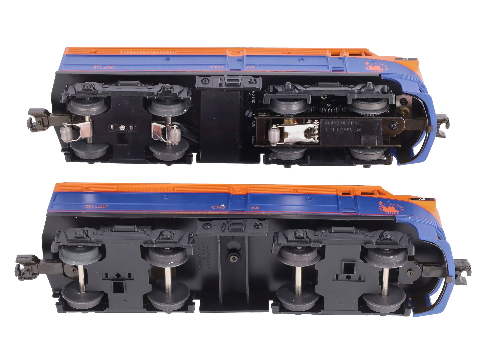 Lionel 6-38221 Jersey Central Conv. Alco FA AA Diesel Locomotive Set #65/64