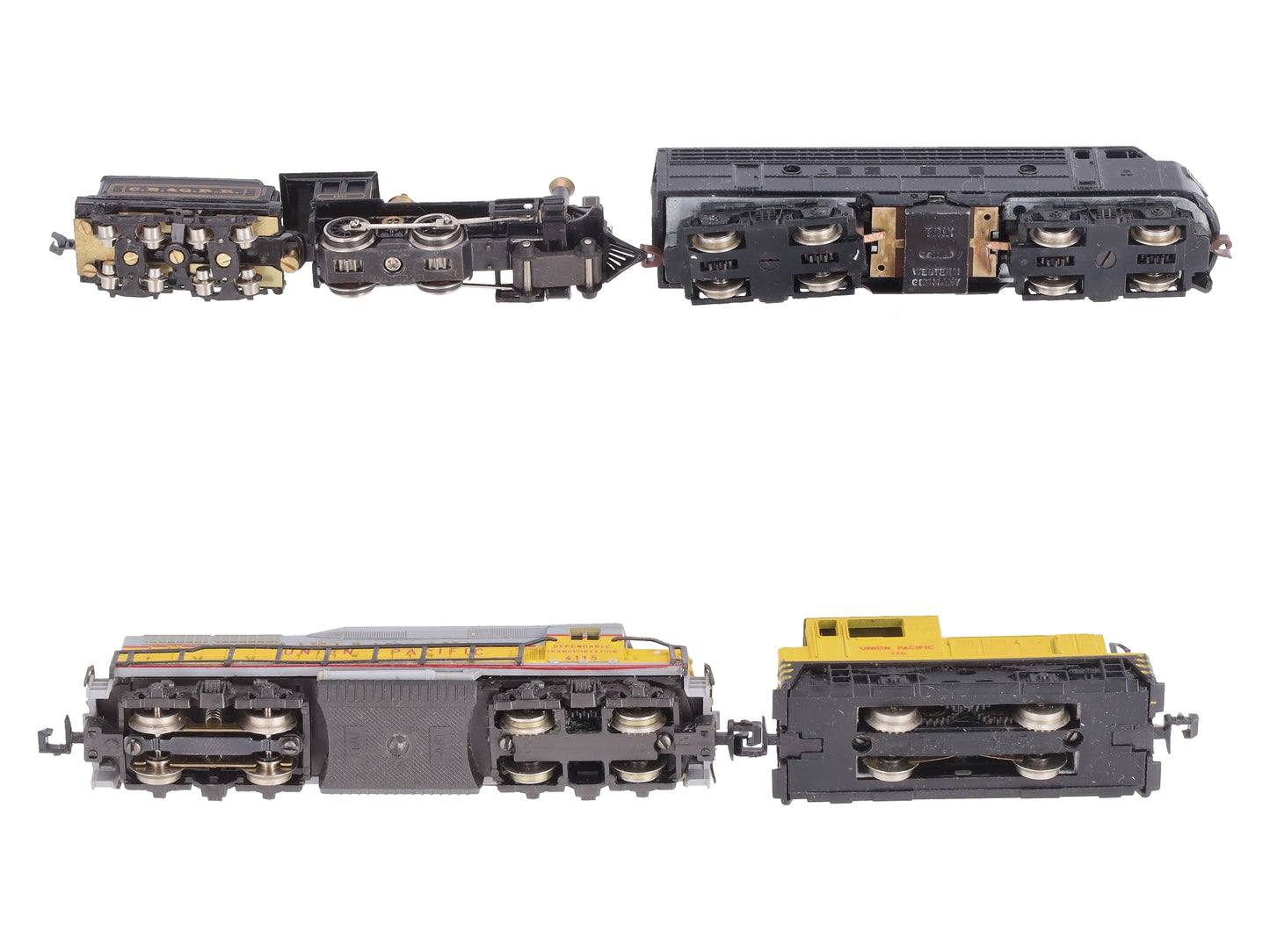 AHM & Bachmann N Scale Locomotives: 4268, 4252, 11752, 51-0612-02 [4] VG