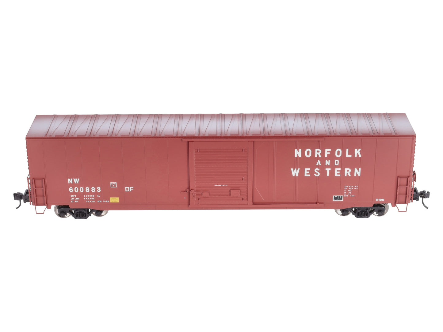 Atlas 6542-2 O Scale Norfolk & Western 60' Auto Parts Boxcar #600883 (2-Rail) LN/Box
