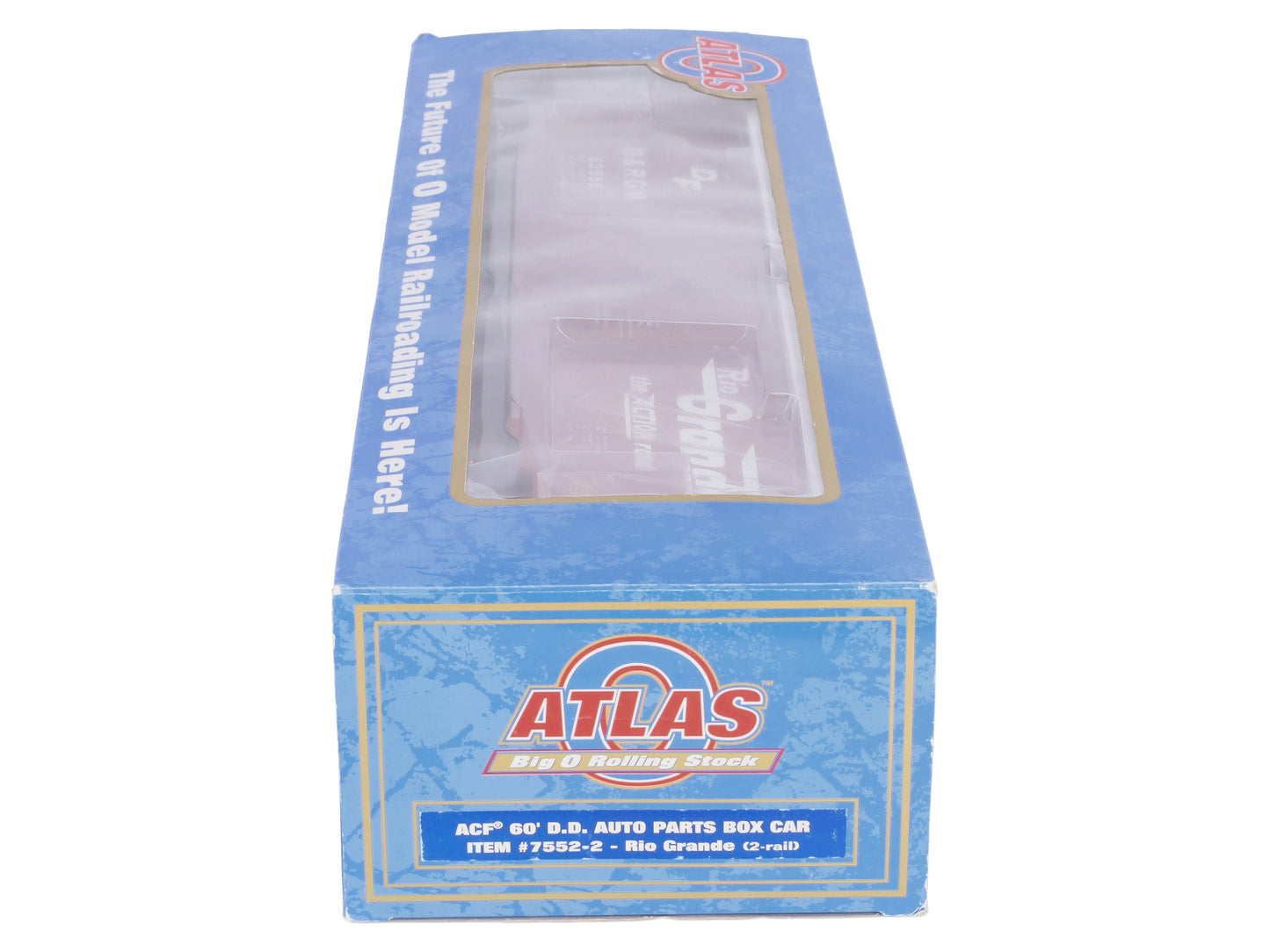 Atlas 7552-2 O Scale Rio Grande Auto Parts Boxcar (2-Rail) EX/Box