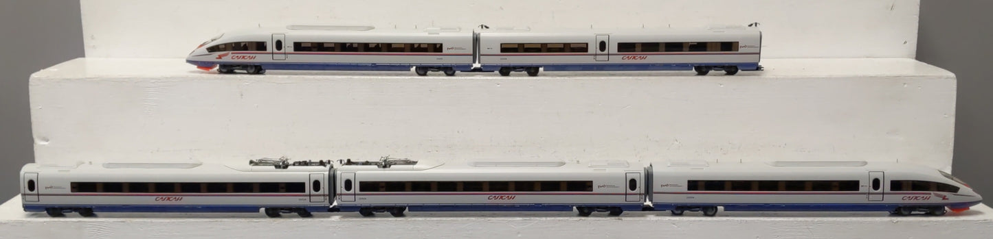 Marklin 37787 HO Gauge RZD Velaro Sapsan Rail Car Electric Train Set
