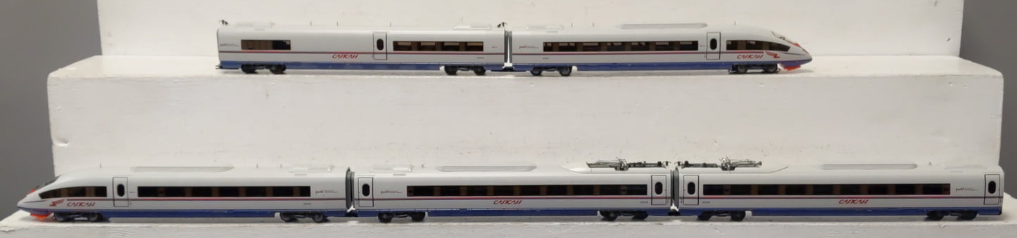 Marklin 37787 HO Gauge RZD Velaro Sapsan Rail Car Electric Train Set
