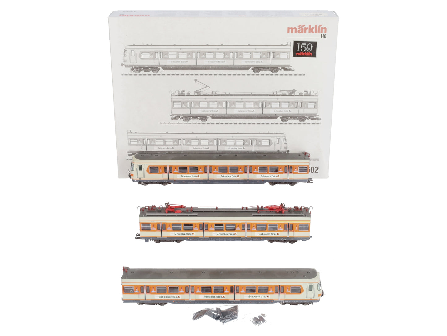 Marklin 37502 HO S-Bahn Rail Car BR 420Schwabenbrau Electric Train Set