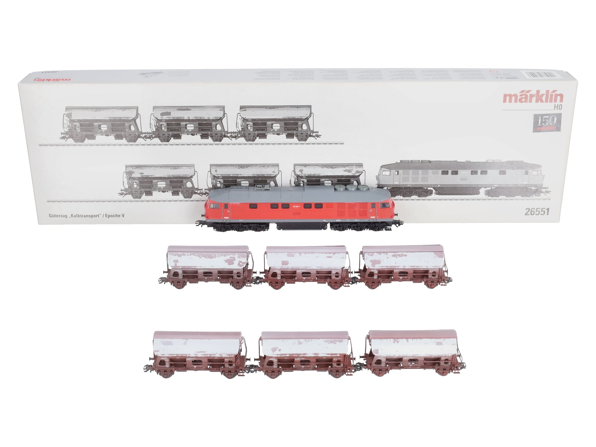 Marklin 26551 Lime Transport HO Gauge Diesel Freight Train Set
