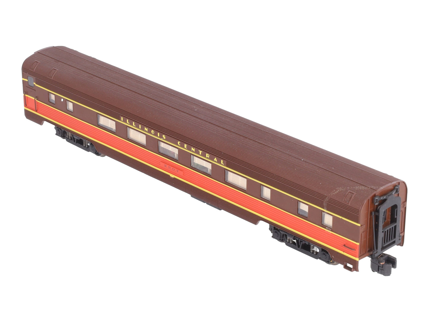 American Models 2907 S Illinois Central Budd Passenger Car - Hi-Rail #2907 EX/Box