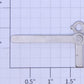 Lionel 400E-80 Standard Gauge Valve Gear and Piston Assembly