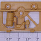 Lionel 17123-125 Plastic Yellow Truck Bracket