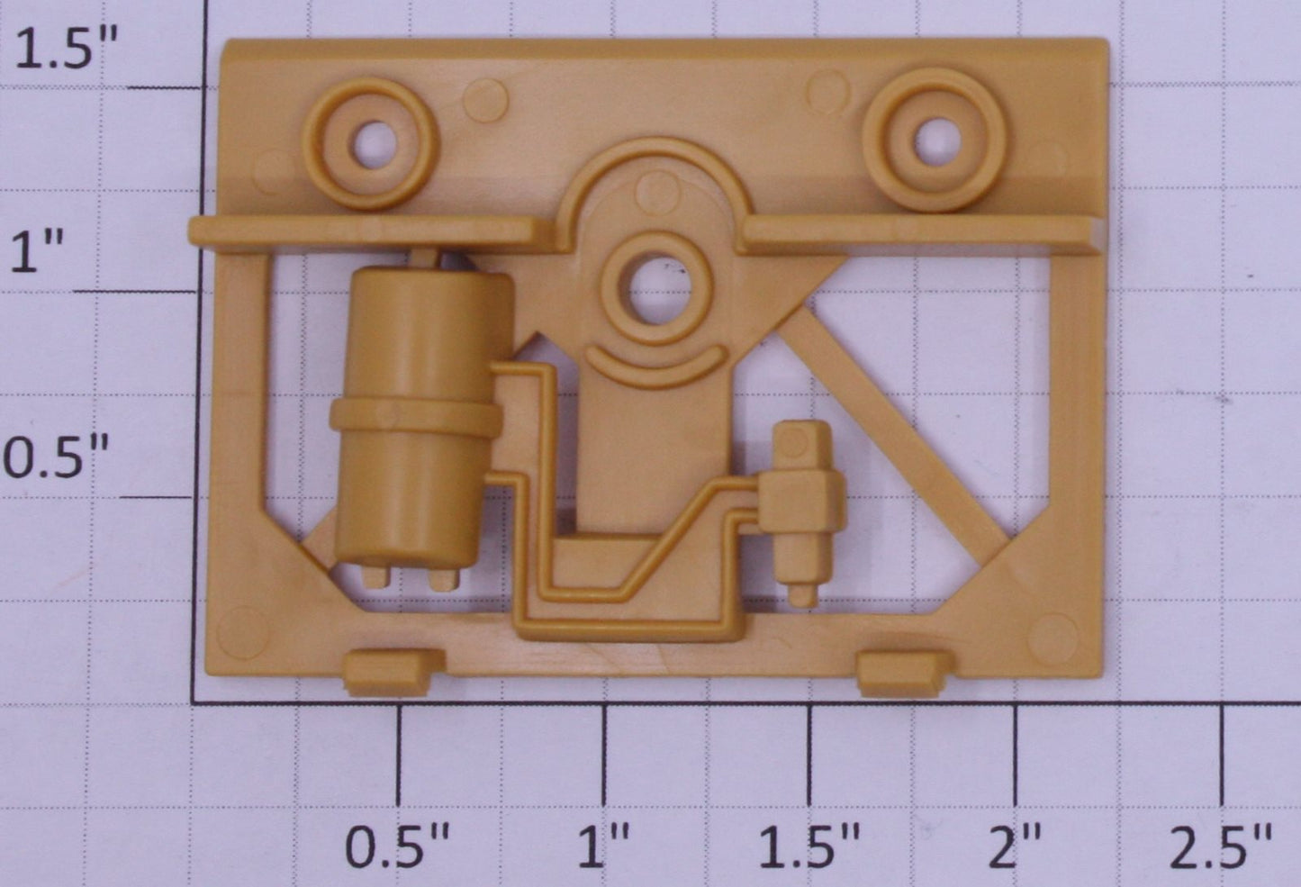 Lionel 17123-125 Plastic Yellow Truck Bracket