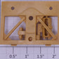 Lionel 17123-125 Plastic Yellow Truck Bracket