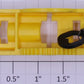 Lionel 6660-45 Yellow Ladder Carriage Molded with Click Pawl and Spring