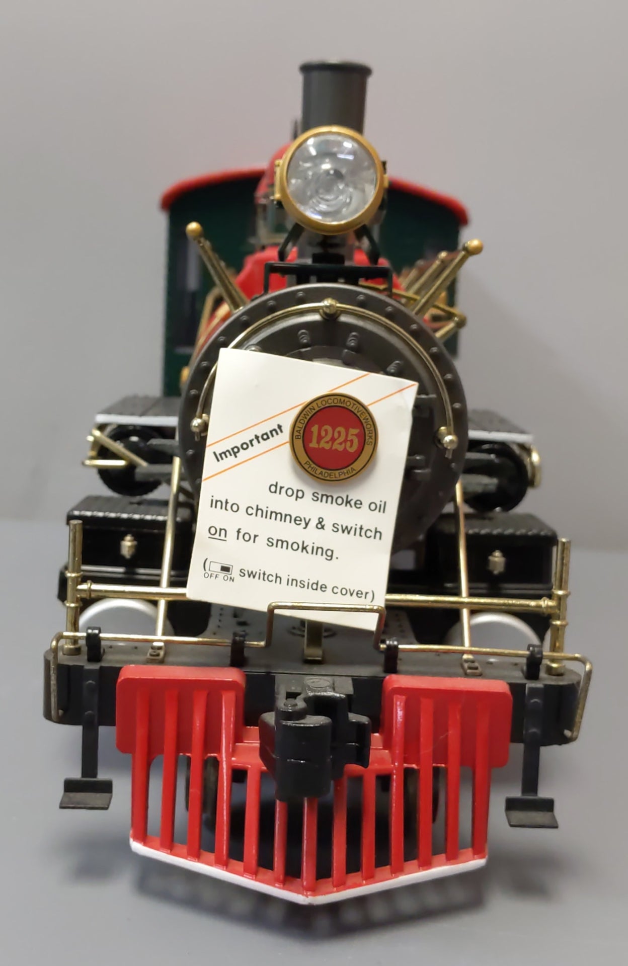 Bachmann 91805 G North Pole & Southern 4-6-0 Steam Locomotive & Tender #1225