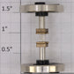 Lionel 28616-52 Berk Jr Wheel Set Blind with Bearings