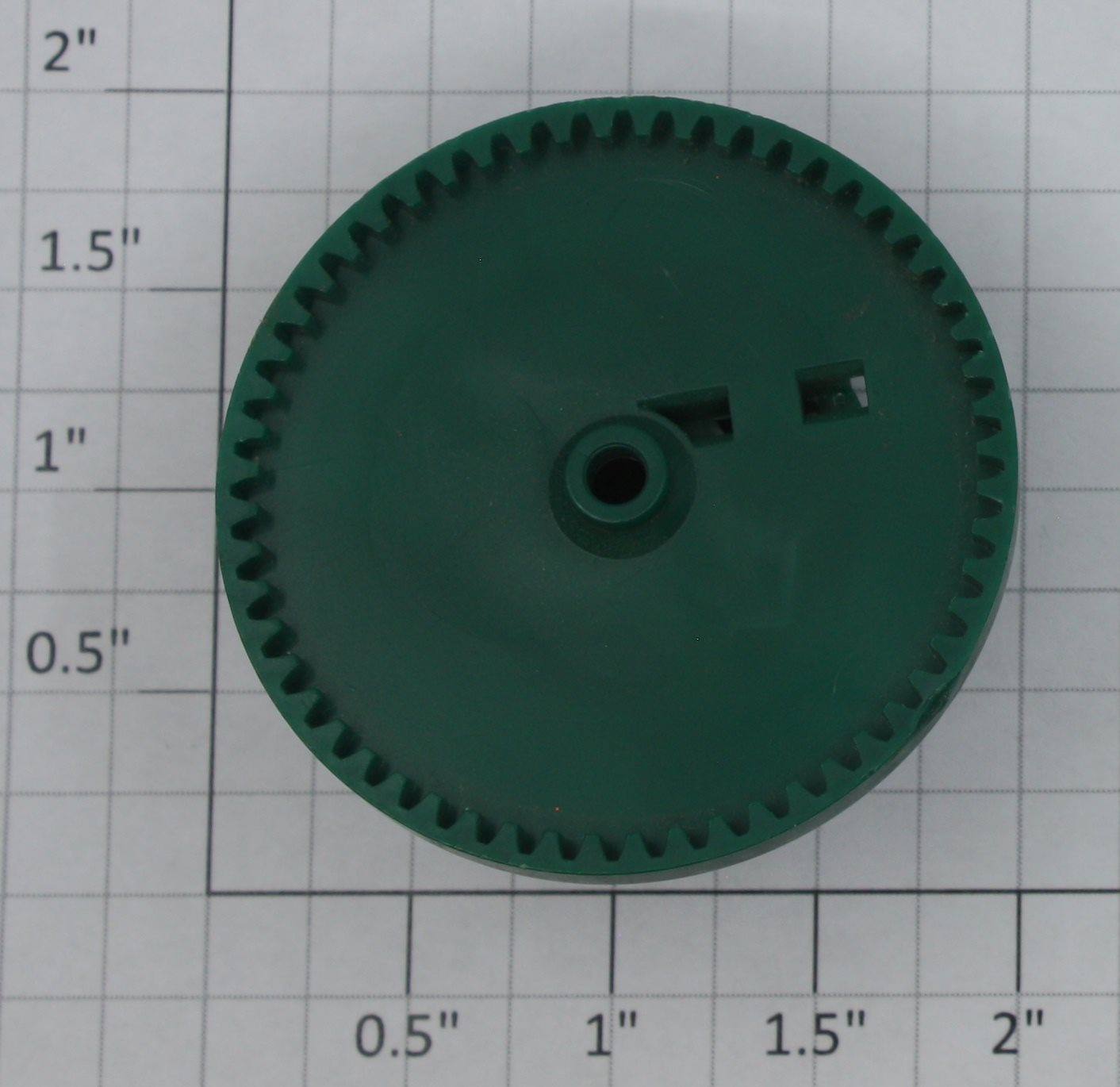 Lionel 16615-25 Green Extension Searchlight Spool Half with Gear